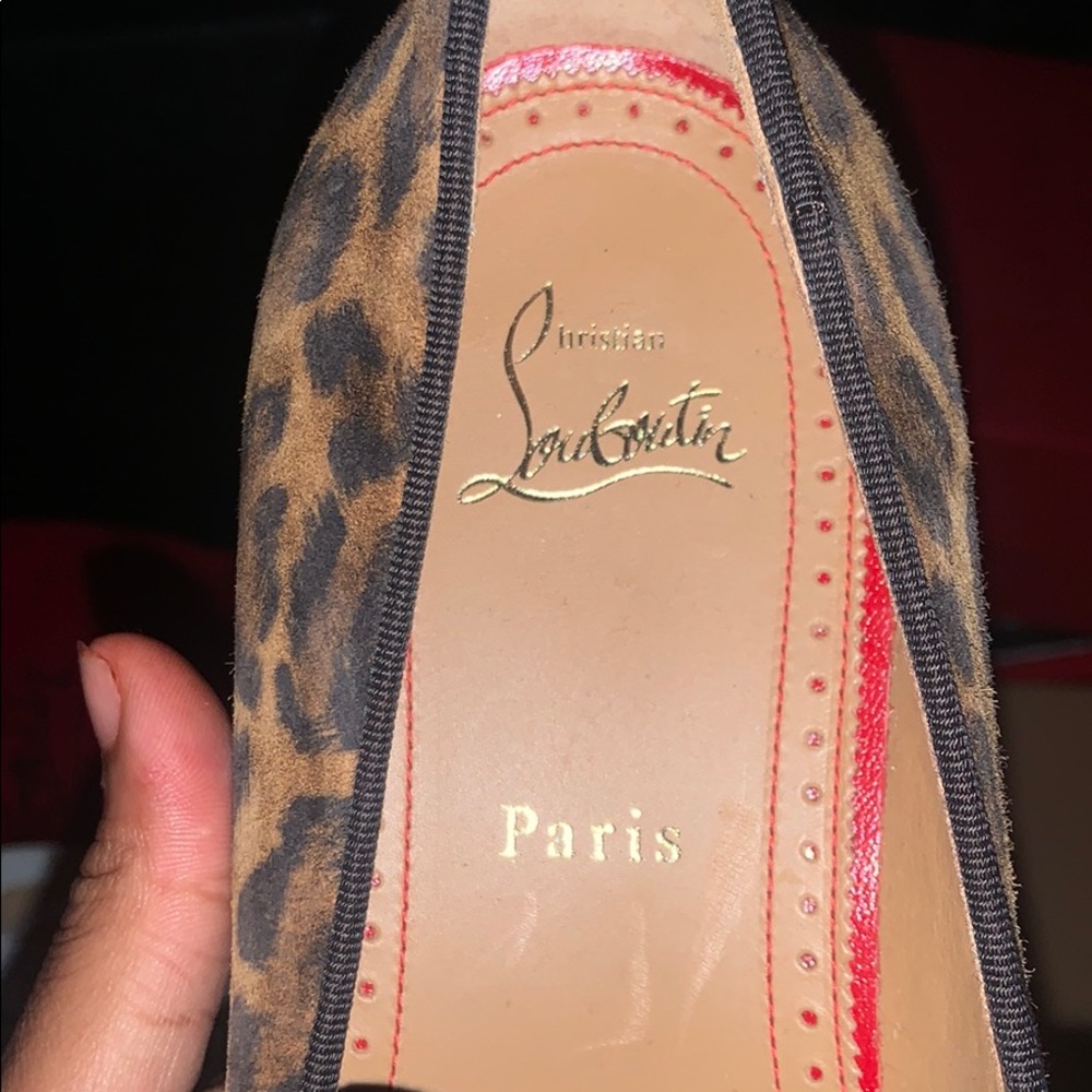 Christian louboutins mean casual shoes